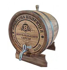 Дубова бочка (20 л) для напоїв з лазерним гравіюванням